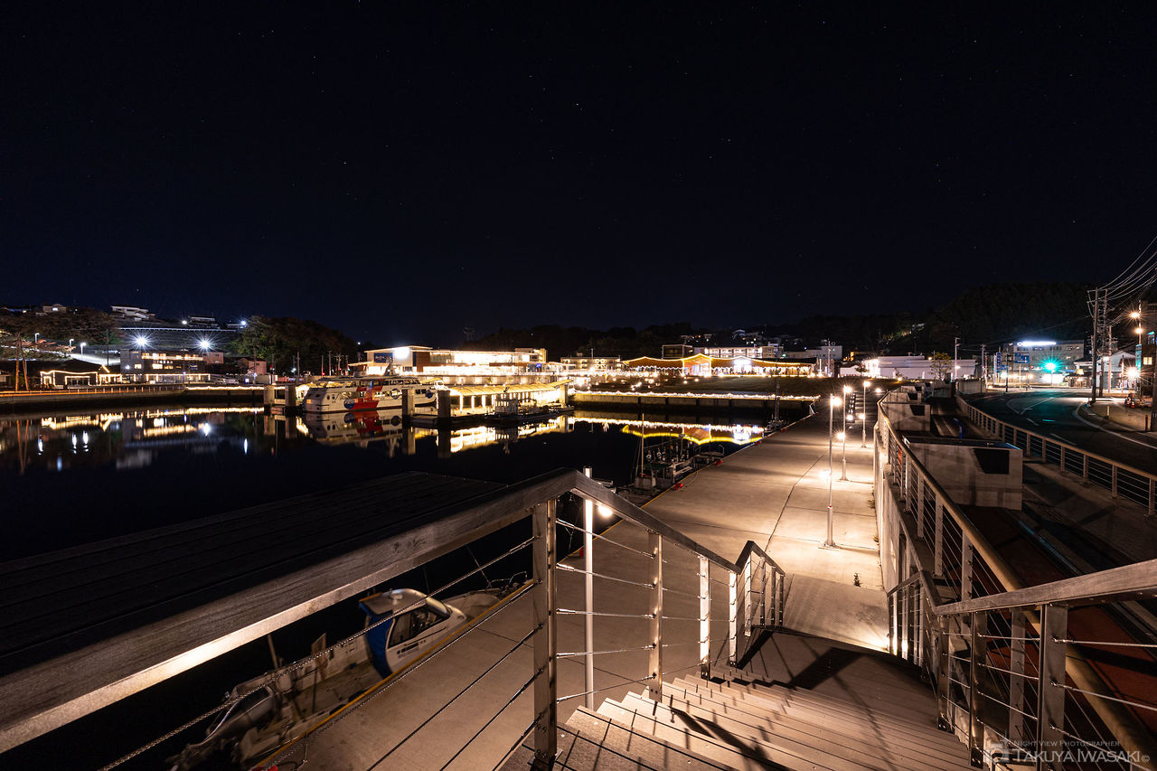 気仙沼港の夜景スポット写真（4）
