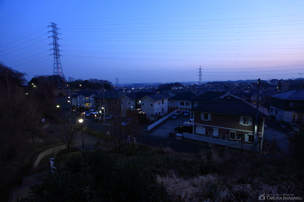五力田見晴らし公園の夜景スポット写真（1）