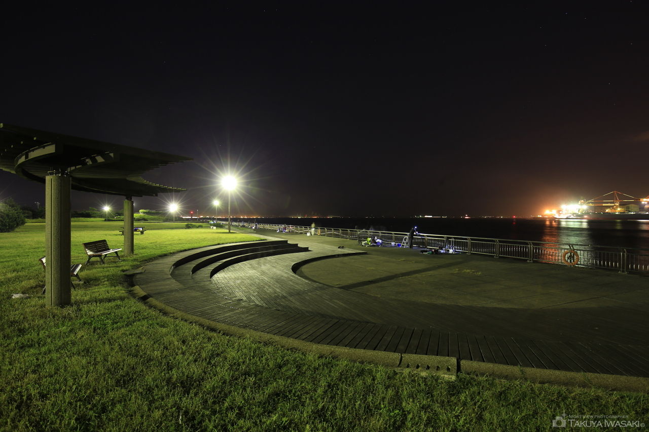 東扇島西公園の夜景スポット写真（4）