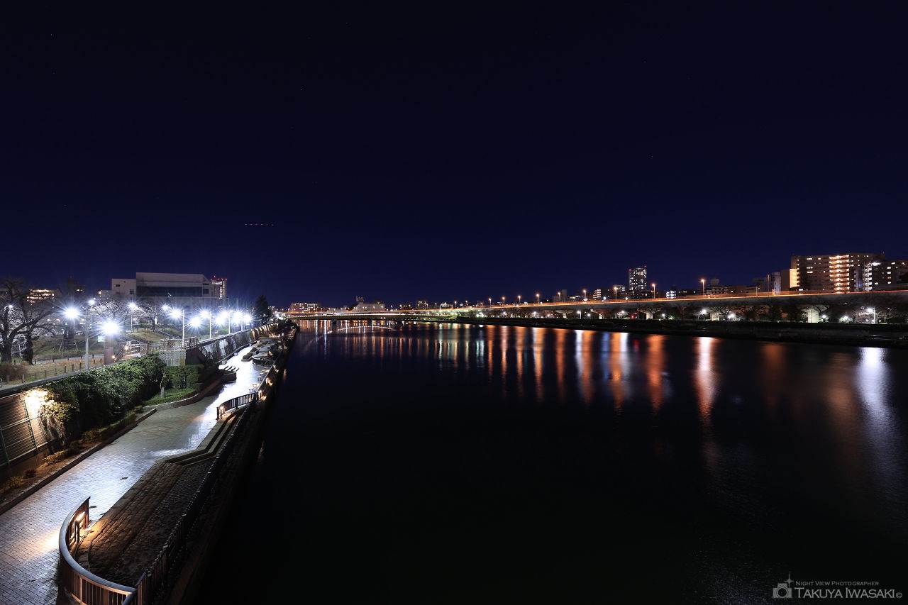 言問橋の夜景スポット写真（2）