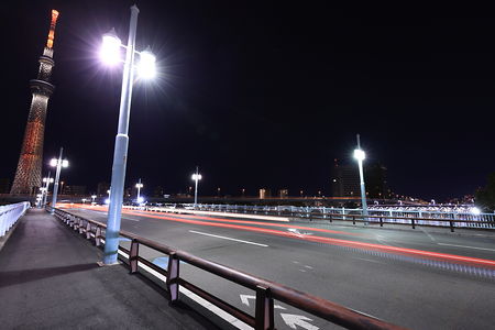 言問橋の夜景スポット写真（4）class=