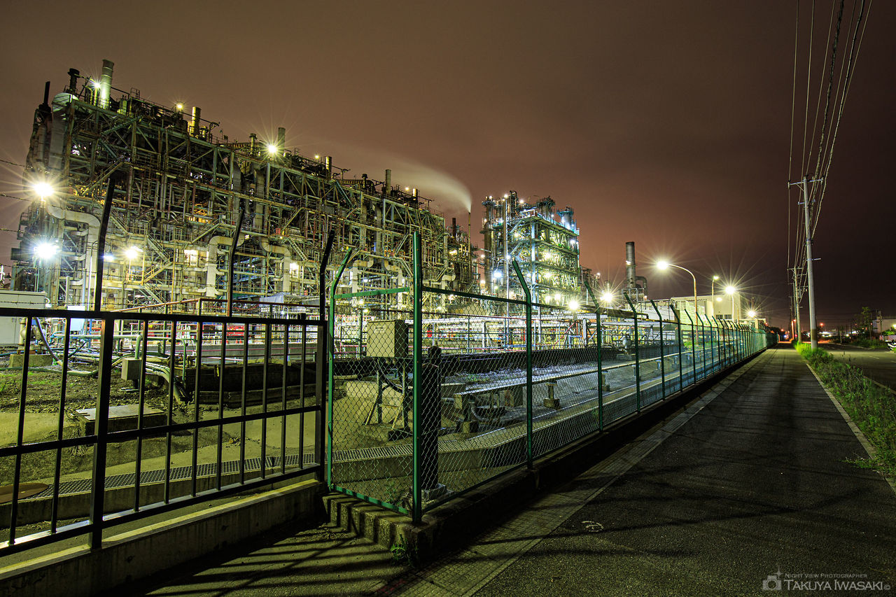 浮島町 JXTGエネルギー前の夜景スポット写真（1）
