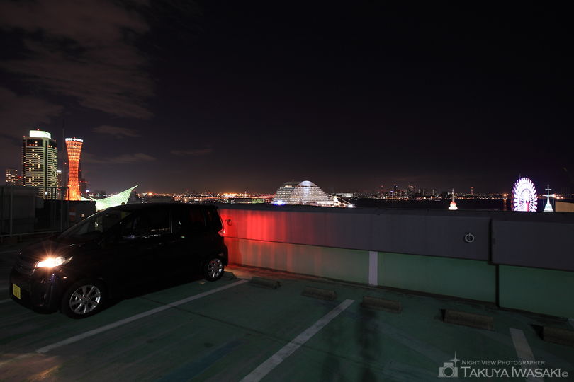 umie立体駐車場の夜景スポット写真（4）