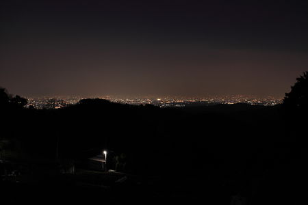 竜王山手前の夜景スポット写真（1）class=