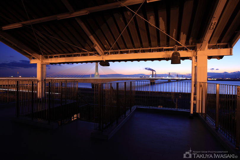 伊勢湾台風記念館の夜景スポット写真（4）