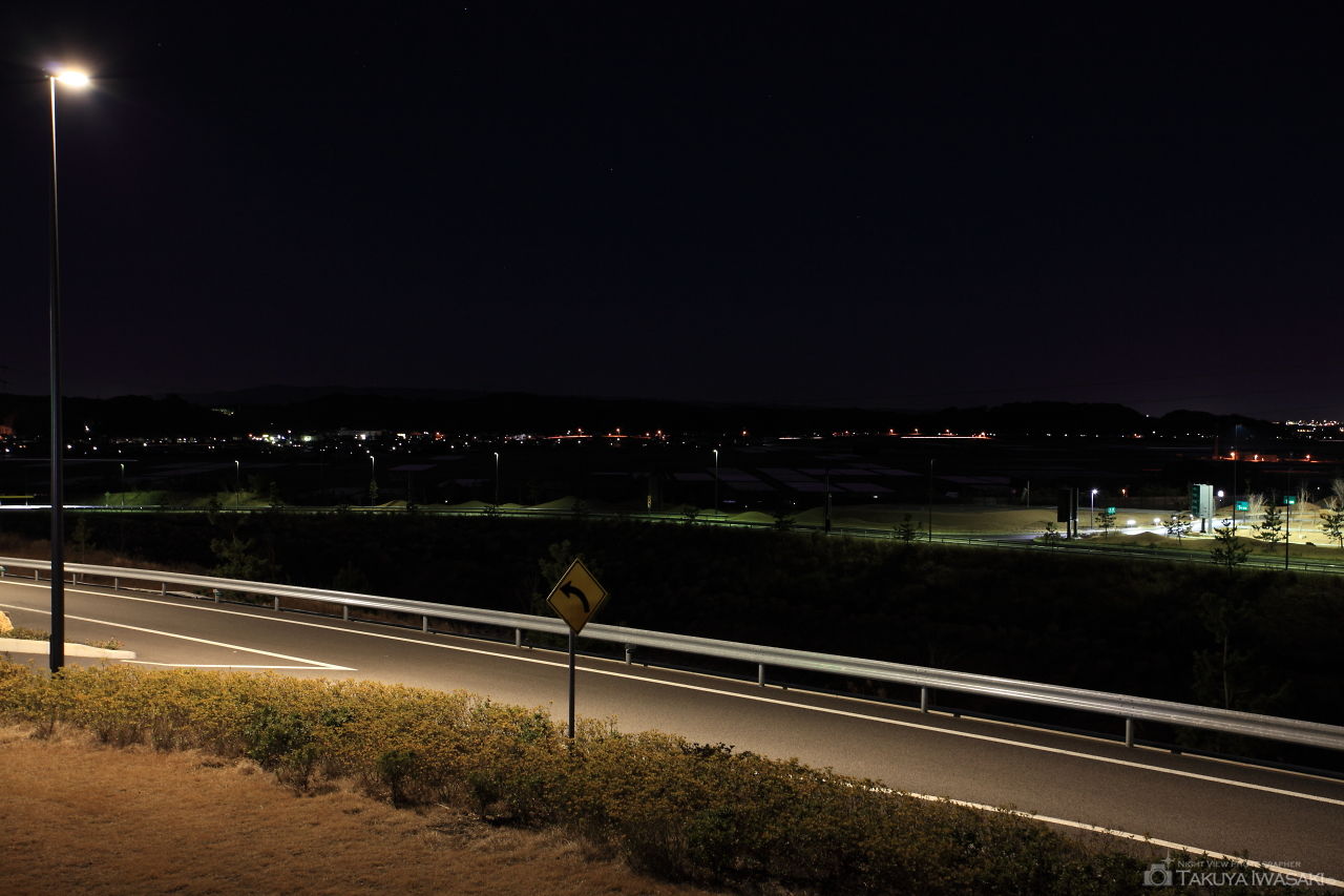 遠州森町PA（上り）の夜景スポット写真（1）