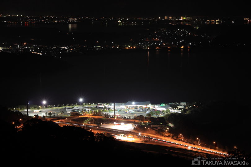 奥浜名湖展望公園の夜景スポット写真（3）