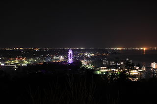 大草山の夜景スポット写真（1）class=