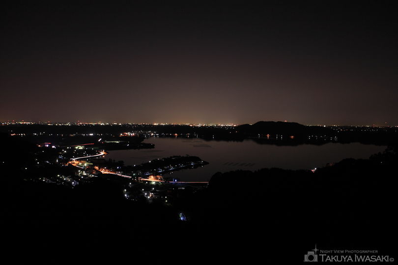 奥浜名オレンジロードの夜景スポット写真（1）