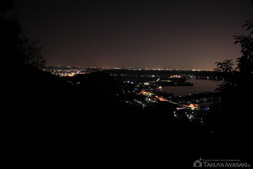 奥浜名オレンジロードの夜景スポット写真（2）