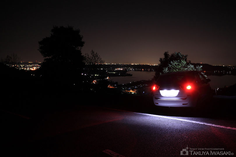 奥浜名オレンジロードの夜景スポット写真（3）