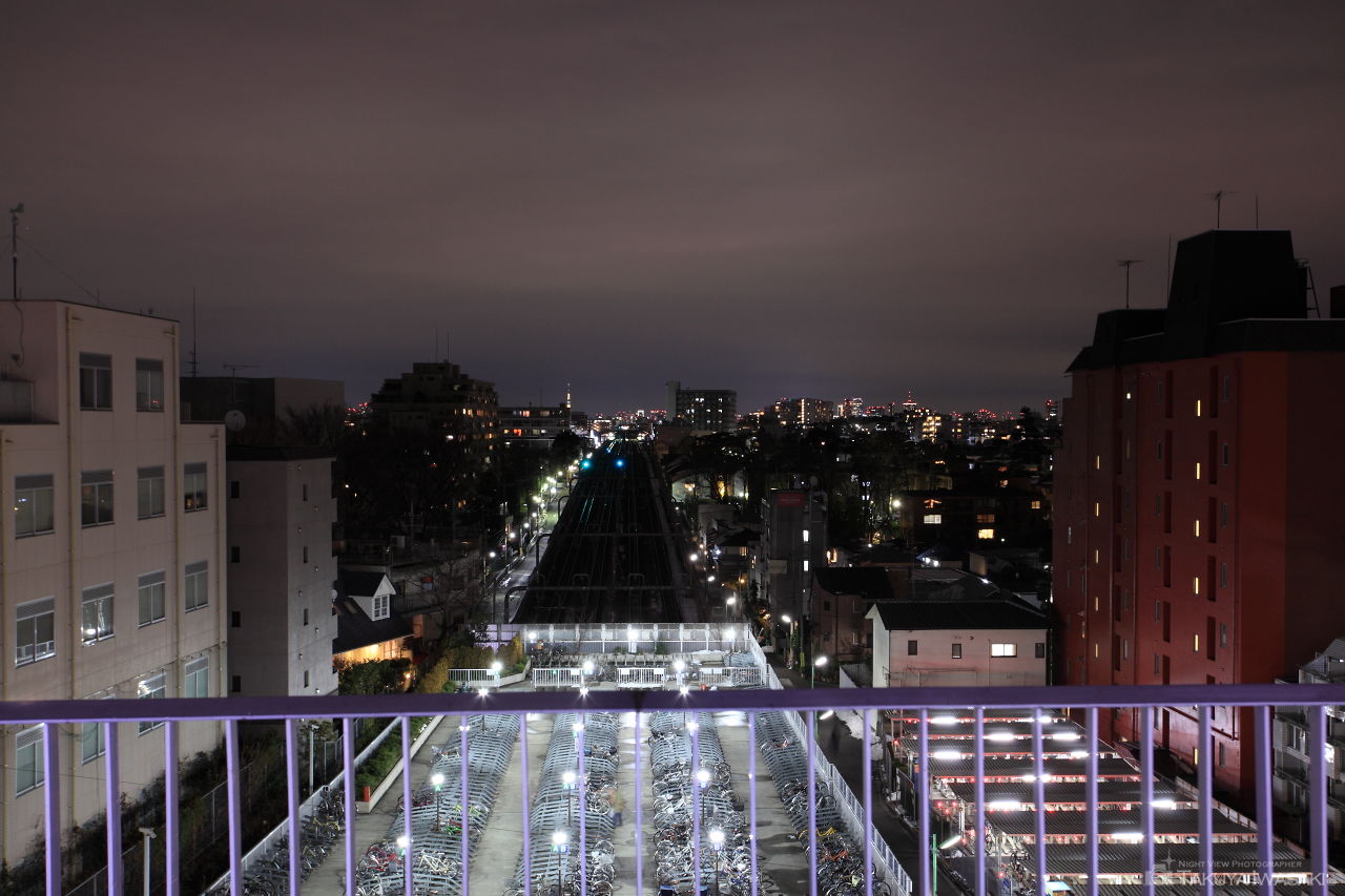 成城コルティ 屋上庭園の夜景スポット写真（1）