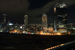 グランフロント大阪 南館テラスガーデンの夜景スポット写真（3）class=