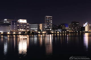 隅田川テラス・清洲橋西側の夜景スポット写真（2）class=