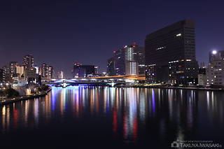 清洲橋の夜景スポット写真（1）class=