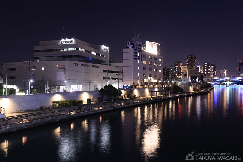 清洲橋の夜景スポット写真（2）