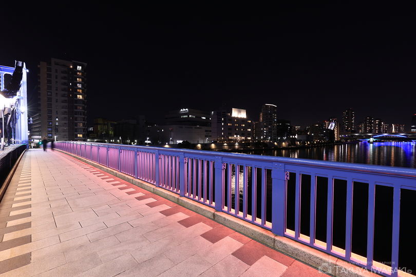 清洲橋の夜景スポット写真（4）