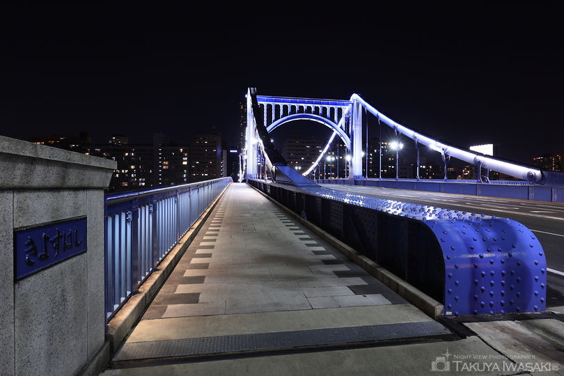清洲橋の夜景スポット写真（5）