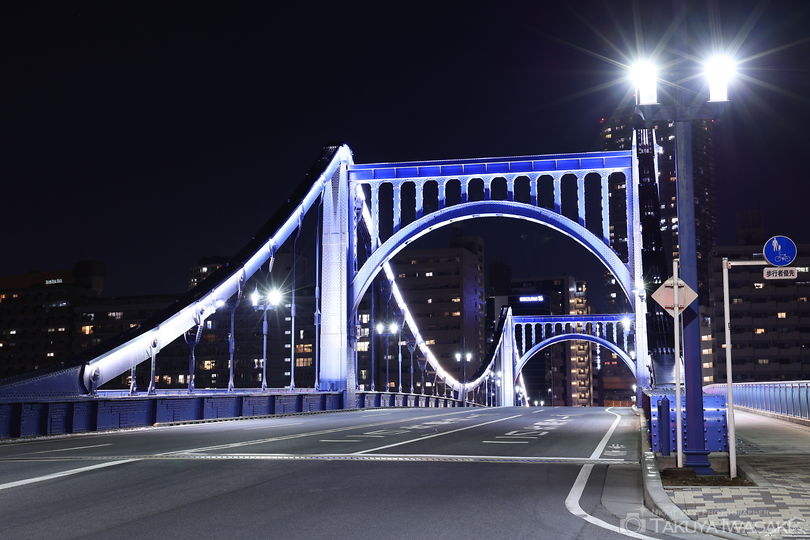 清洲橋の夜景スポット写真（6）