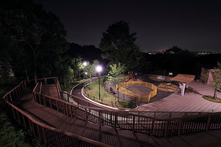 都立桜ヶ丘公園 遊びの広場の夜景スポット写真（2）class=