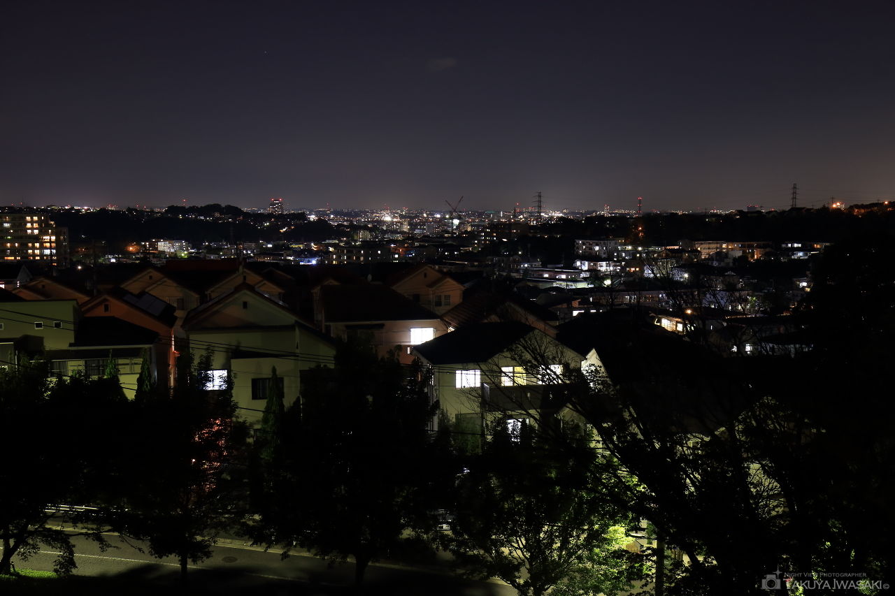 諏訪北公園の夜景スポット写真（2）