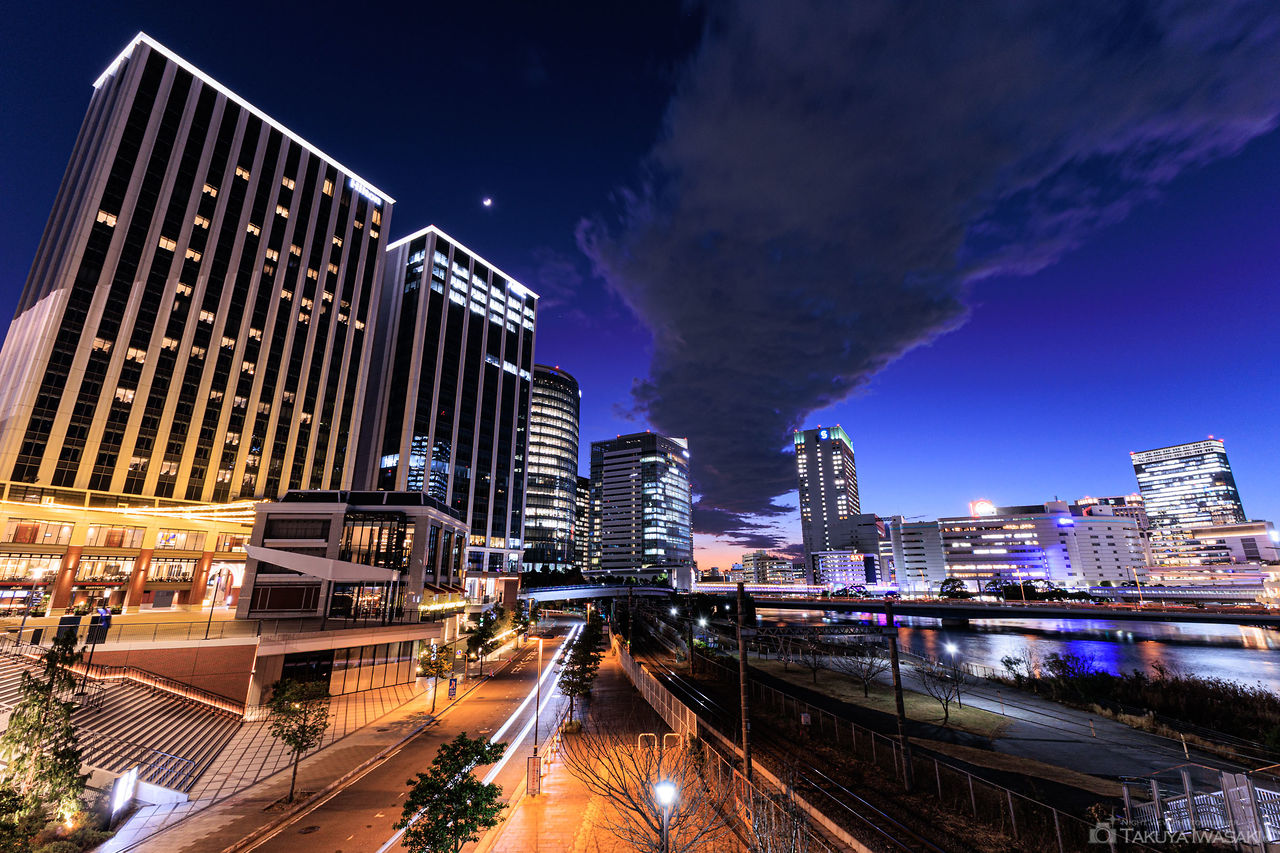 ヒルトン・ミュージックテラス・横浜駅方面を望む