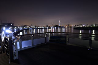 中川奥戸展望デッキの夜景スポット写真（3）class=