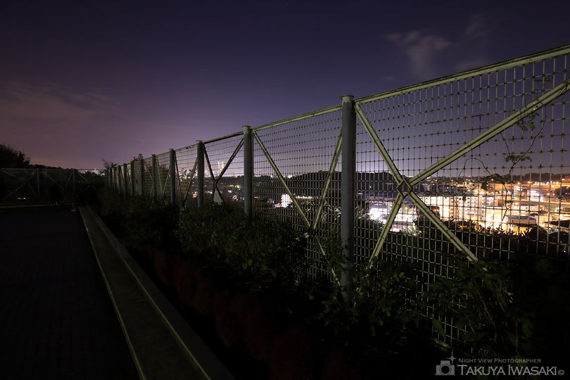 三ツ沢上町公園の夜景スポット写真（2）