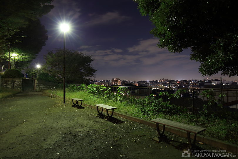 高島山公園の夜景スポット写真（4）