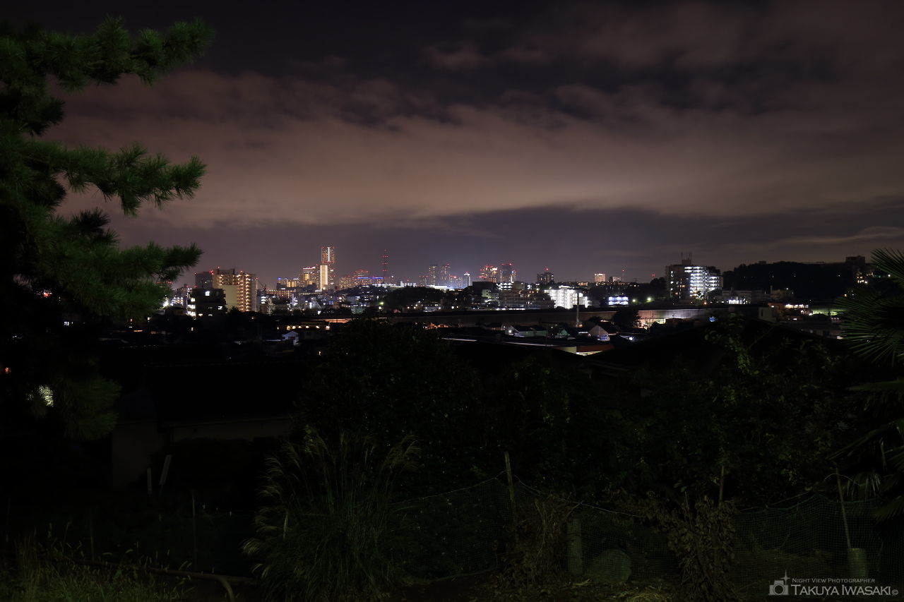 西寺尾の丘公園の夜景スポット写真（2）