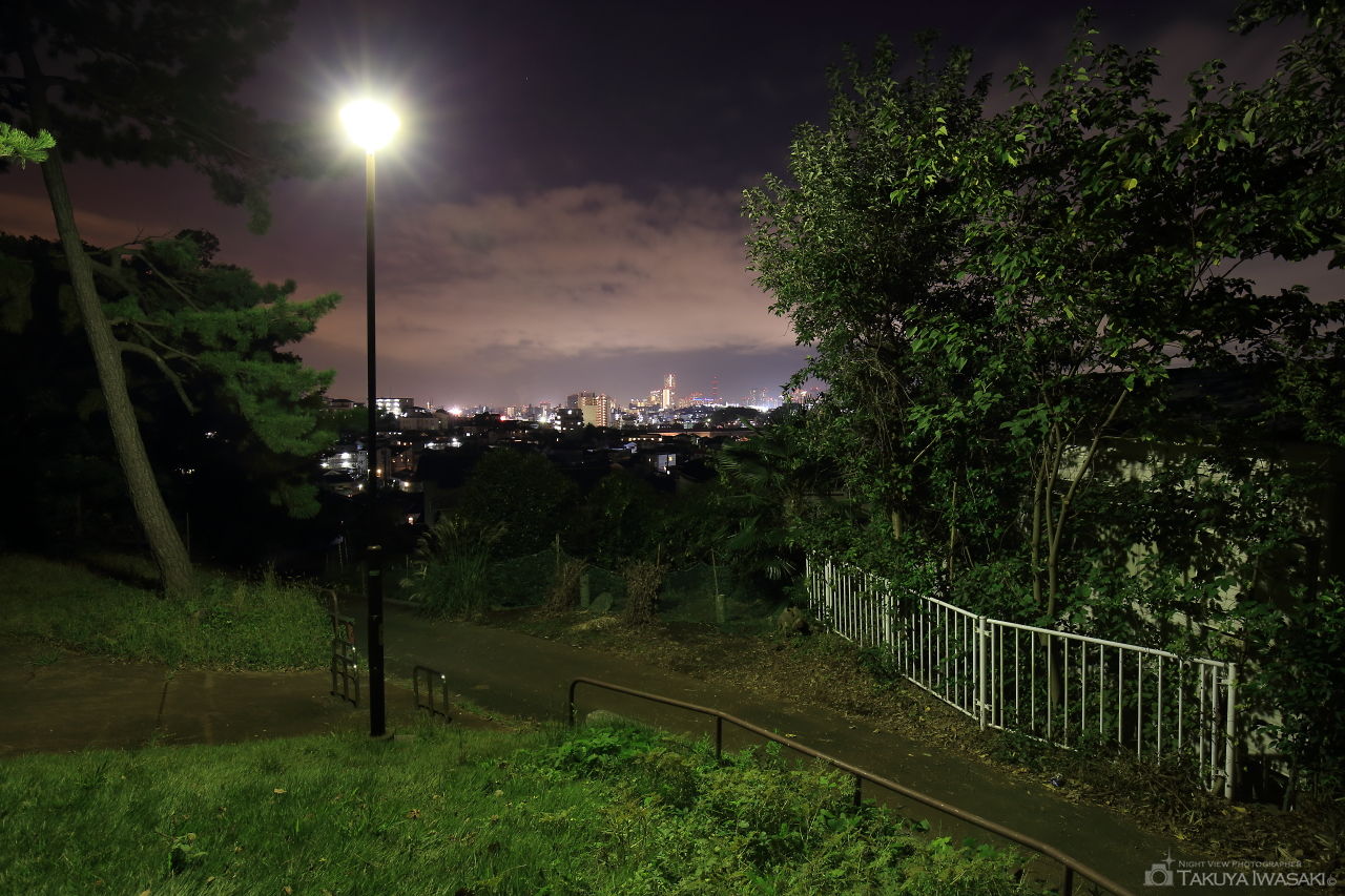 西寺尾の丘公園の夜景スポット写真（3）