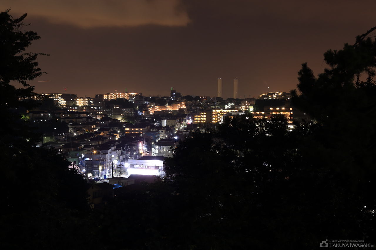 西寺尾の丘公園の夜景スポット写真（4）
