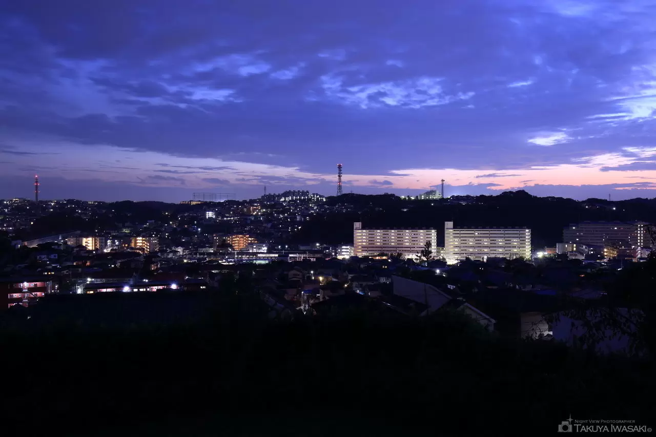 上星川あおぞら公園の夜景（神奈川県横浜市保土ケ谷区）