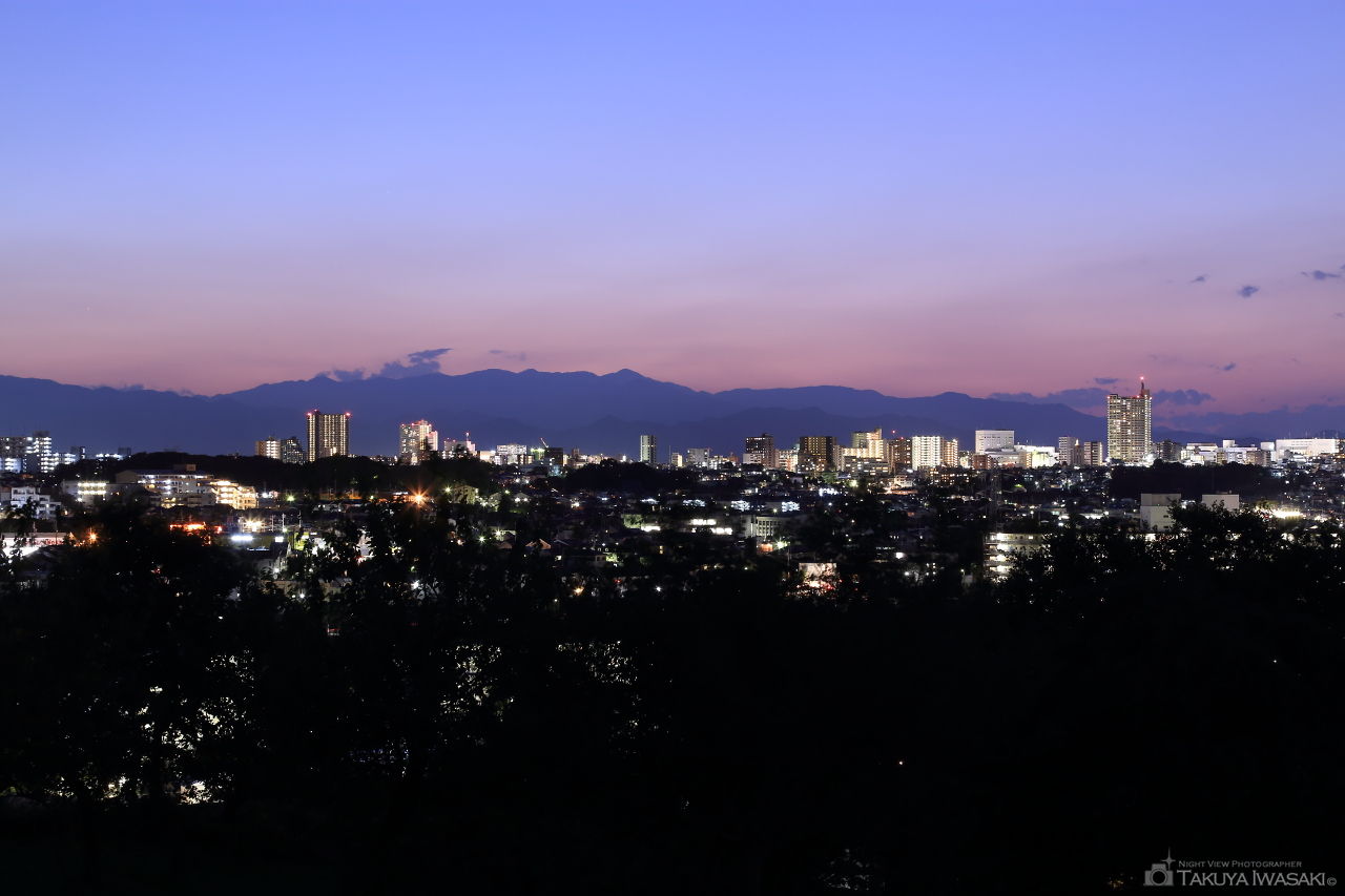 町田駅方面の夜景