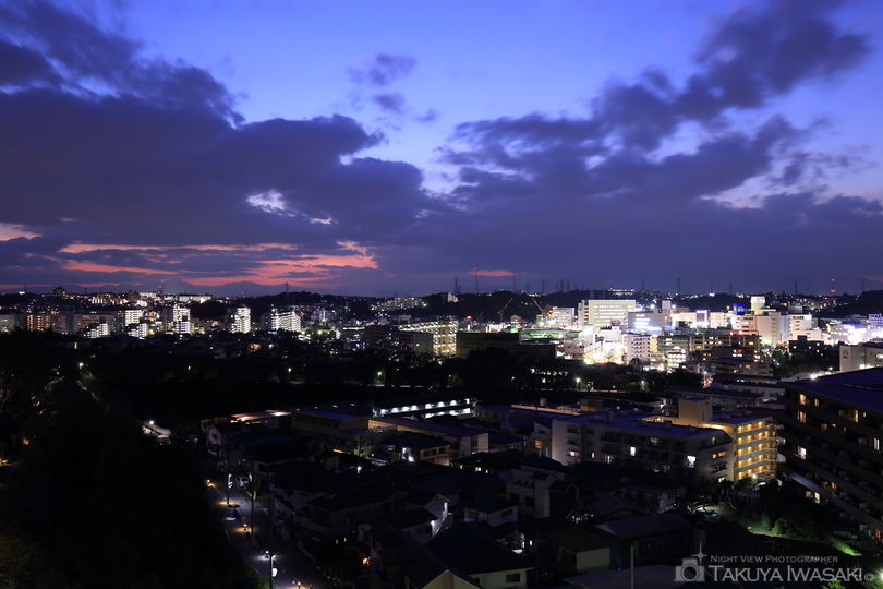 吉田町大日谷公園の夜景スポット写真（2）