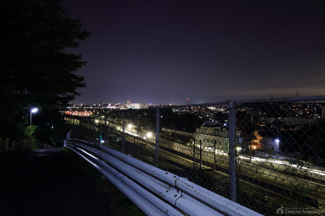 八阪神社前の夜景スポット写真（3）
