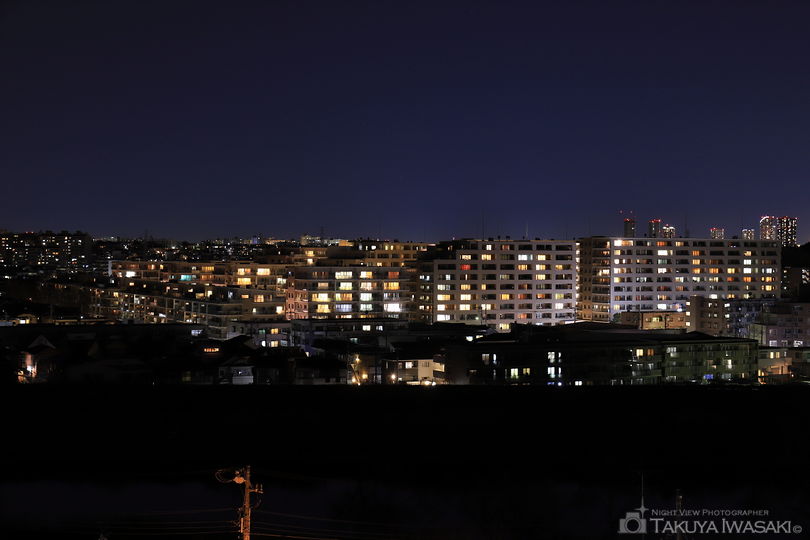 太尾見晴らしの丘公園の夜景スポット写真（3）