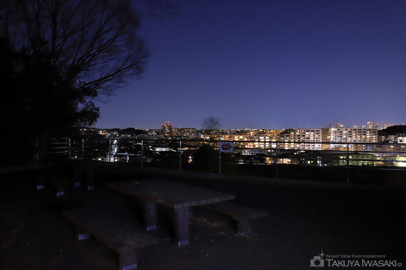 太尾見晴らしの丘公園の夜景スポット写真（4）