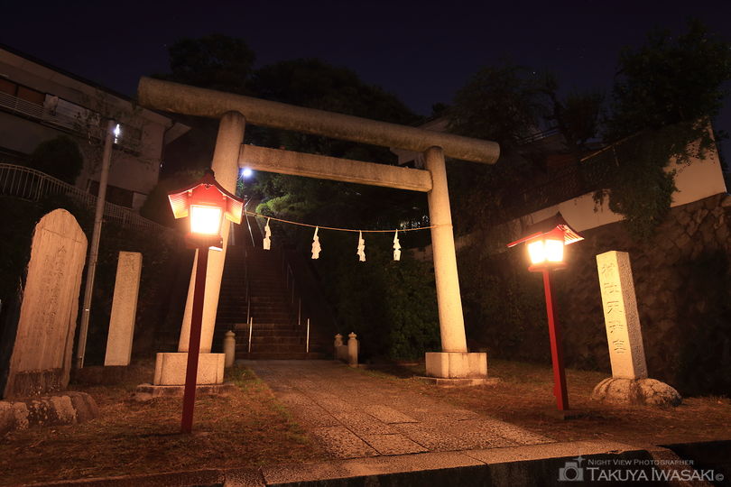 高田天満宮の夜景スポット写真（3）