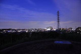 川和富士公園の夜景スポット写真（2）class=