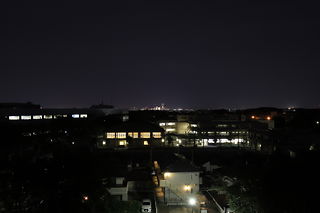 ランドマークタワー方面の夜景