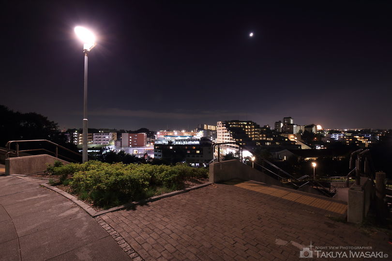 横浜国際プール南緑地の夜景スポット写真（3）