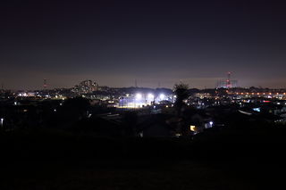 東山田方面の夜景