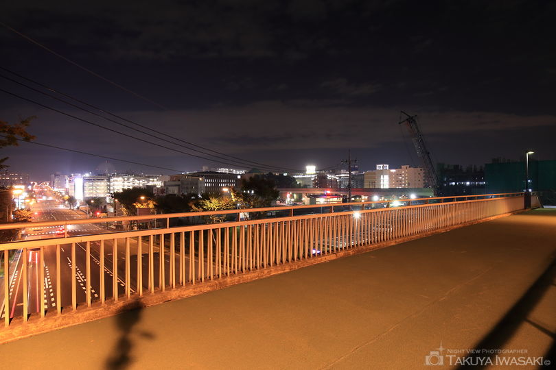 桜山歩道橋の夜景スポット写真（5）