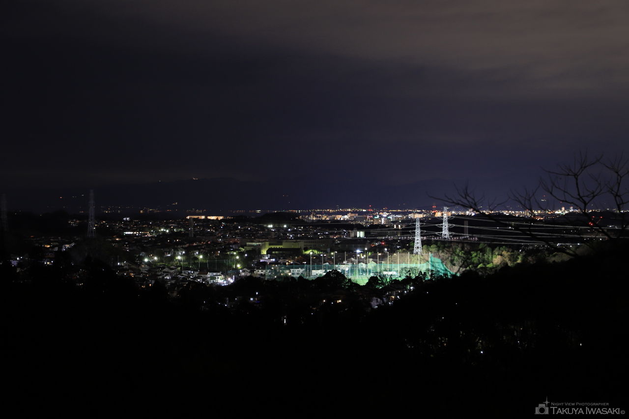 瀬上市民の森の夜景スポット写真（1）
