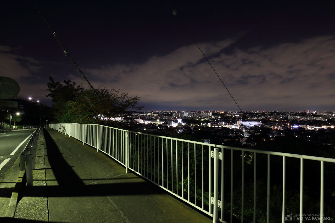 港南台ひよどり団地前の夜景スポット写真（3）