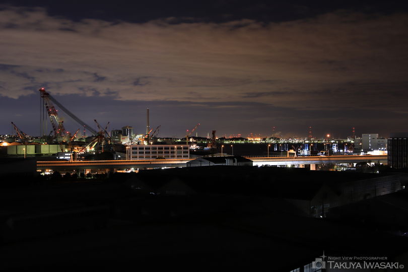 富岡総合公園 北台展望台の夜景スポット写真（3）