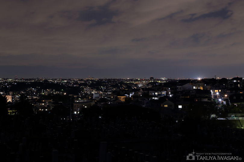 黒船見物の丘の夜景スポット写真（3）