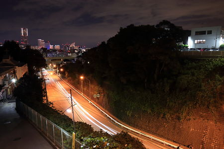 打越橋の夜景スポット写真（2）class=