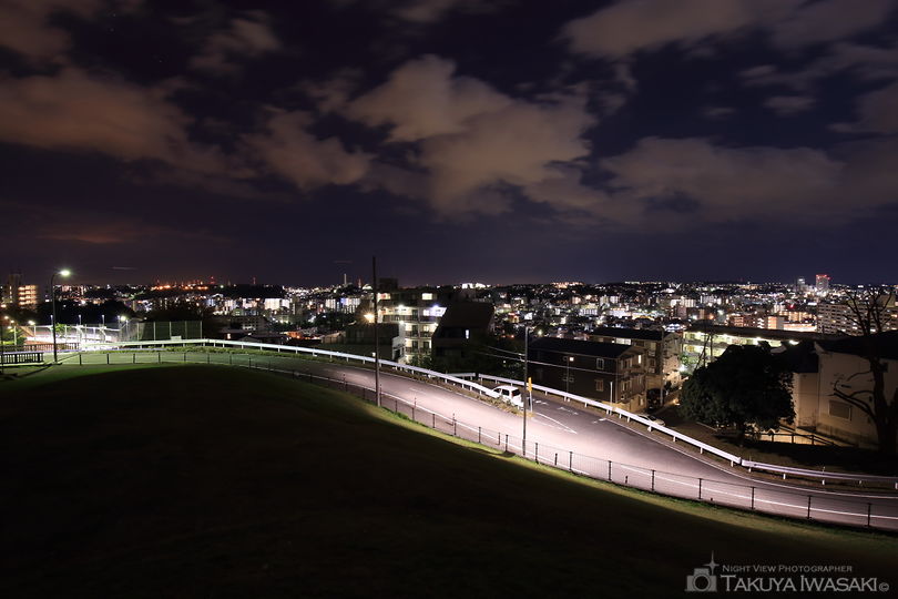 清水ケ丘公園の夜景スポット写真（1）